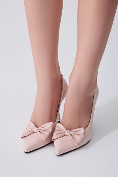 Eric Nurnberg حذاء نسائي بكعب من الجلد الطبيعي من نيكول