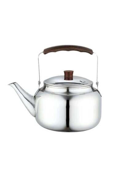 China Brown-handled Stainless Steel Kettle 1L
