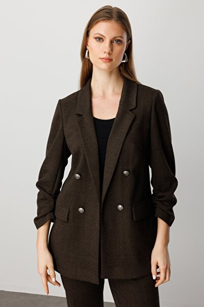 Ekol Cuffed Sleeves Jacket with Cover Pockets