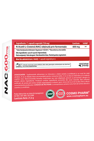 Cosmo Pharm NAC 600 (N-Acetylcysteine)