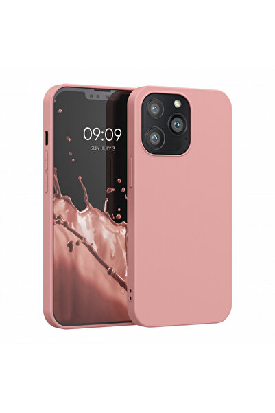 KWmobile Carcasă pentru iPhone 13 Pro, silicon, roz, 55958.193