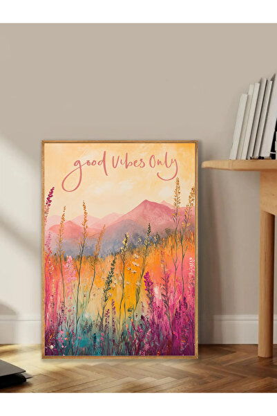 Tuba Decor Tablo dintr-o singură bucată cu rame din lemn pentru sufragerie, s...