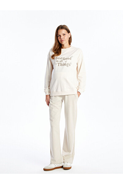 LC Waikiki Beli Lastikli Karın Panelli Hamile Eşofman Altı