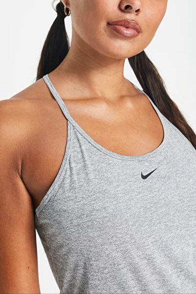 Nike Dri-Fit Training One Elastika Women's Tank Top Women's Sports Singlet Gray