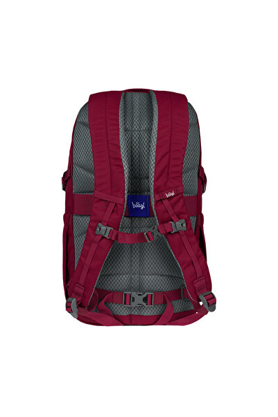 Baagl Backpack Dash Burgundy