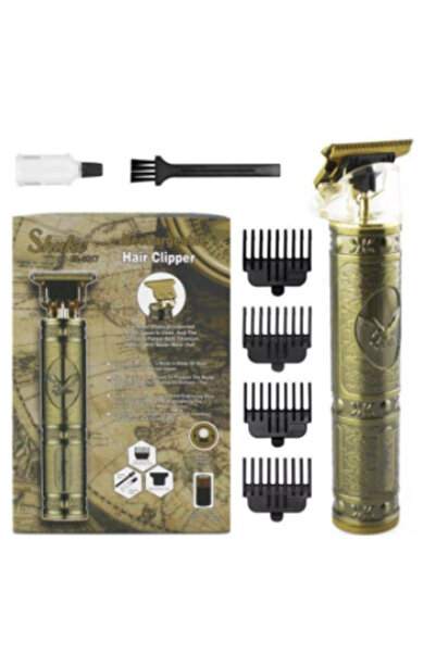 BASHAR Trimmer SkeletonSK-8017 Auriu Profesional Minimalist