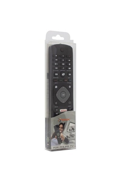 SBOX RC-01404 Universal Remote Control for Philips TVs - Black