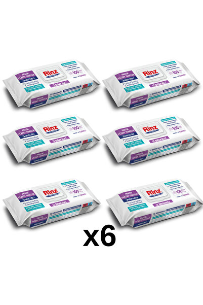 Rinz Set de 6 șervețele umede pentru curățarea suprafețelor