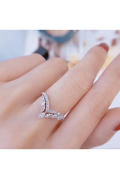 Pursehuit Inel argintiu, cu pietre de zirconiu, Jay C23 - 6 (circumferință: 5...