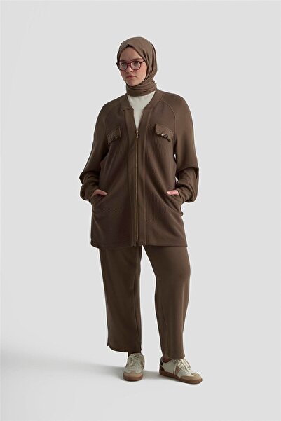 Armine Takım 25KD1922 Kahverengi