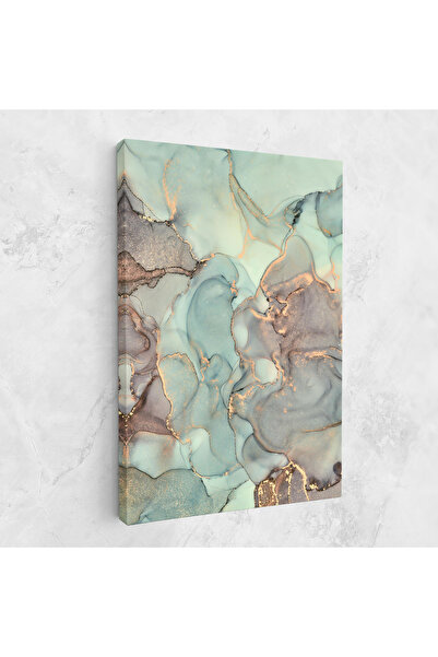 Arthub Tablou Canvas, Dormitor Si Living, Abstracte, Abstract Turquoise Marble