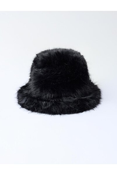 Jimmy Key Black Plush Fisherman Hat