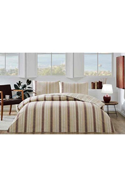 Özdilek Duvet Cover Set Ranforce Single Cream Lınea Nova