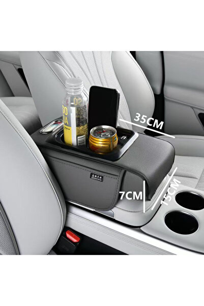 Genel Markalar Her Araca Uygun Kolçak Üstü Geçmeli Bardaklık Peçetelik USB li...