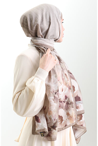 sefamerve Σάλι από φυσικές ίνες Karaca 82009-07 Βιζόν