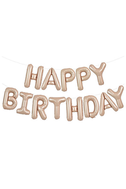 BALON DİYARI Happy Birthday Balloon All Colors Giant Size 30cm Letters