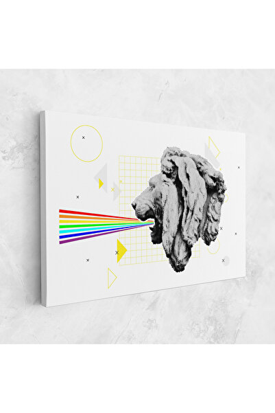 Arthub Canvas Painting, Bedroom And Living Room, Modern, Lion Collage