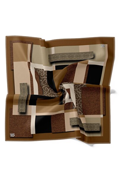 Levidor Geometric Classic Pattern Sparkling Crystal Scarf