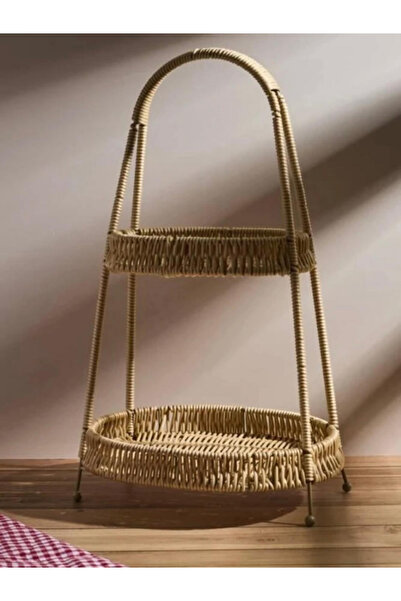 Kadim Vizyon SUPTĂ DE PRESENTARE COȘ DE RATTAN 2 STRATI