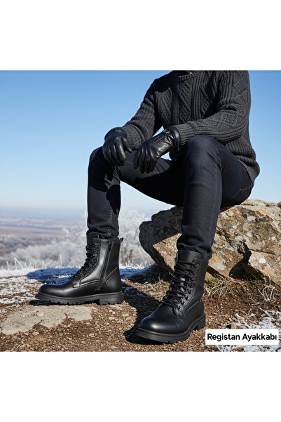 Registan Shoes Fallschirmjager Airborn Combat Postal Bot Su Ve Soğuk Geçirmez Ultra Sağlam