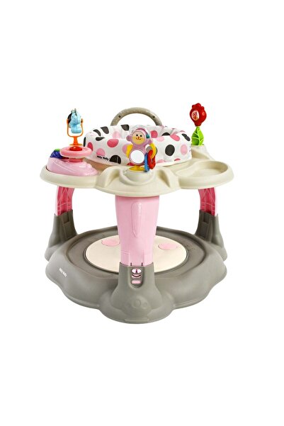 Milly Mally Twist Activity Center 360° Rotating Seat Adjustable Height - Pastel Dots