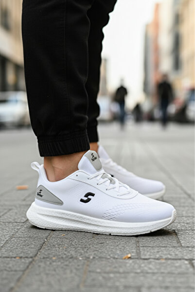 S SPIKE White Sports Shoes, Sneaker, Casual Running Shoes, Comfortable Comfortable Shoes, Men'S, Women'S, Unisex