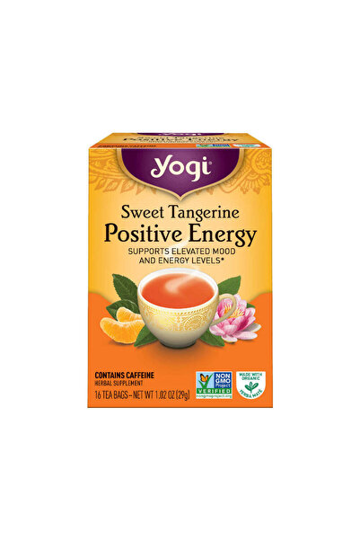 Yogi Tea اليوسفي الحلو للطاقة الإيجابية – 16 كيسًا