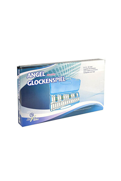 Angel AG25N2 – Glockenspiel 25 notes, G–G (G–G), with sticks and plastic case