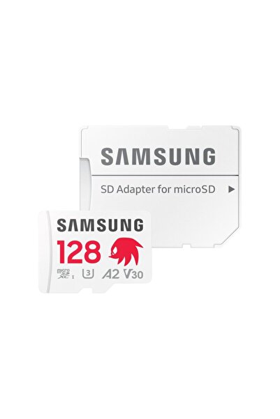 Samsung 128GB MicroSDXC with SD adapter PRO Plus SONIC, white