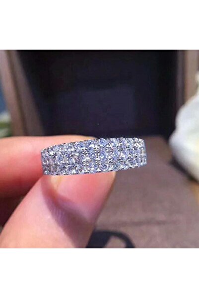 Pursehuit Inel argintiu, cu pietre de zirconiu, Zarine C22 - 6 (circumferință...