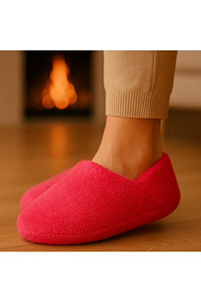 Lurji Women's Home Slippers – Ultra Soft Plush Sole, Warm, Winter Comfortable Model Pink