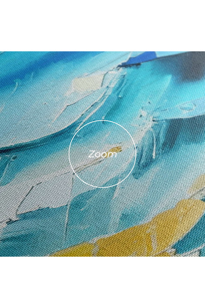 Arthub Canvas Painting, Bedroom And Living Room, Landscapes, Blue Ocean Painting