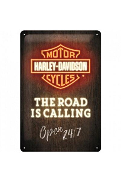 Nostalgic Art Placa metalica 20x30 Harley-Davidson Road is Calli
