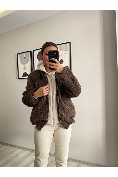 TB Butik Premium, Detachable Hood, Zippered Plush Coat