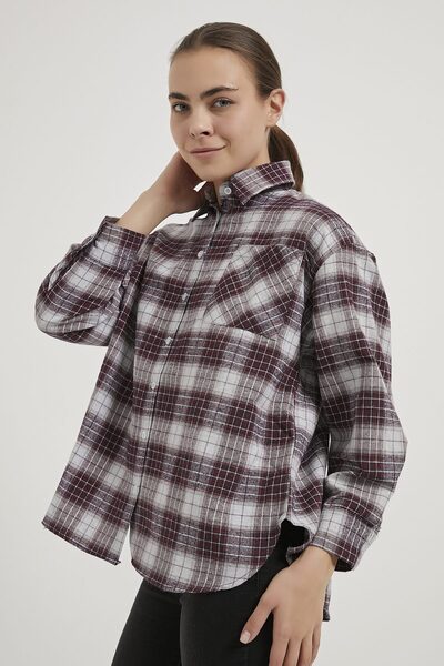 Arma Life Armalife 6007 plaid patterned women's shirt