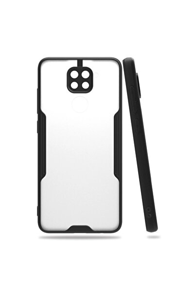 magicool حافظة هاتف Xiaomi Redmi Note 9 من السيليكون البلاتيني - أسود