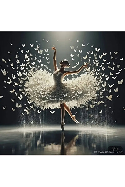 Element 5 d elmas boyama 20x20 cm tablo