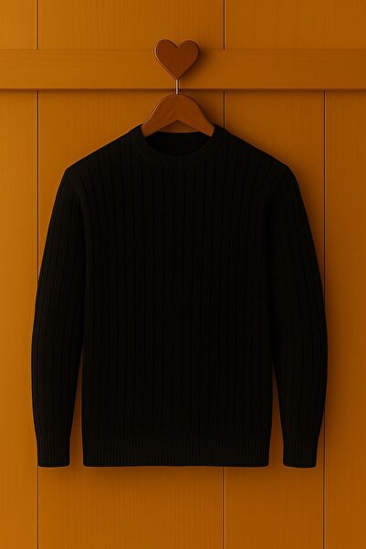 golden toptan Crew neck knit sweater