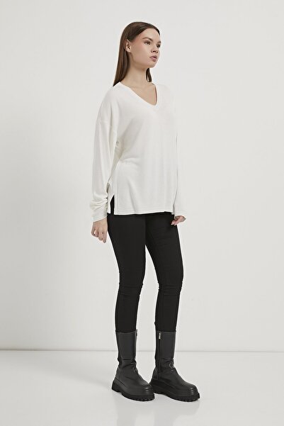 Arma Life Armalife 6630 V-Necklace Casual Thin Women's Sweater