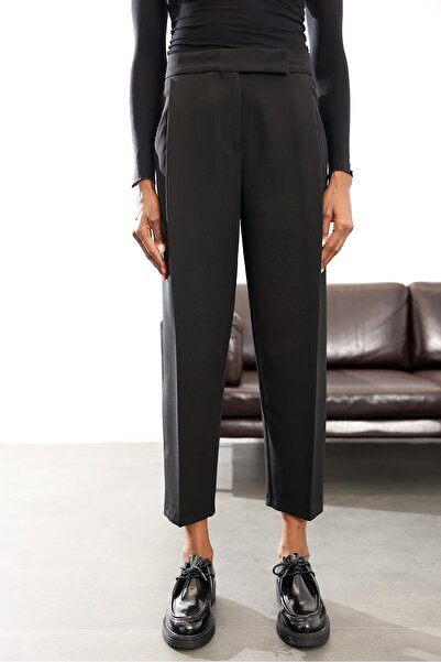 5in1Canpolat Black Agrafl Classic Trousers 1031