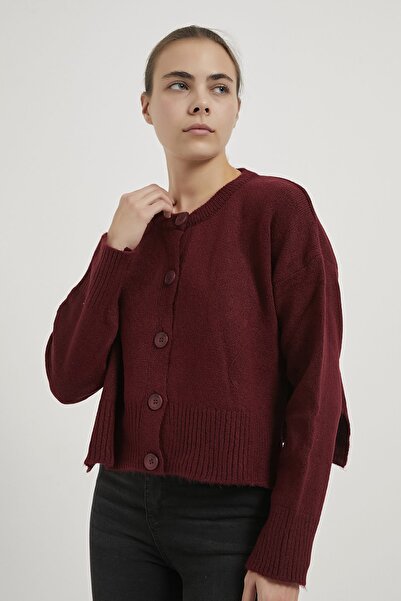 Arma Life Armalife 4751 Bis Collar Buttoned Knitwear Women's Cardigan