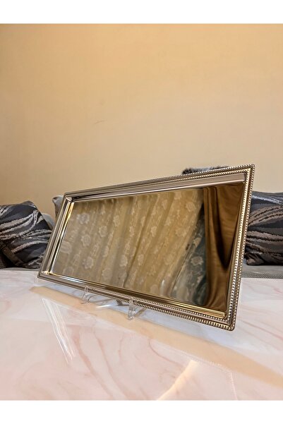 Palaces Serving trays and drinks, two sizes, silver nickel