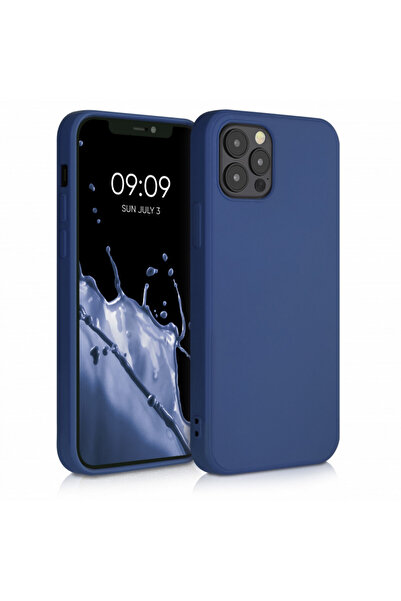KWmobile Θήκη για Apple iPhone 12 / iPhone 12 Pro, Σιλικόνη, Μπλε, 53844.116