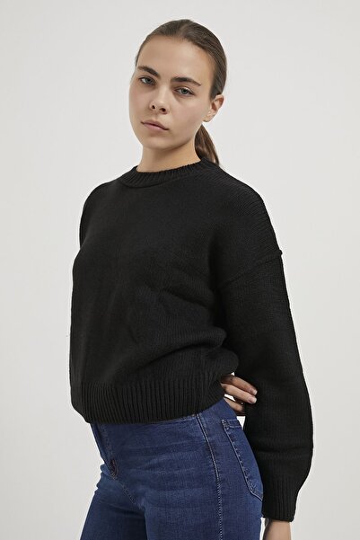 Arma Life Armalife 4898 Circular Neck Oversize Women's Knitwear Sweater