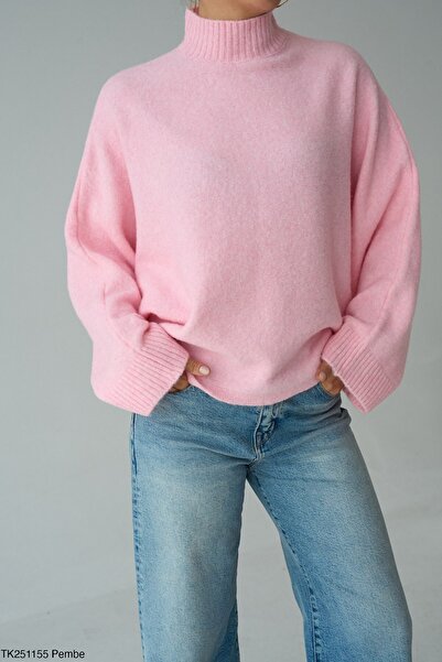 ossons Soft Textured Batwing Sleeve Sweater