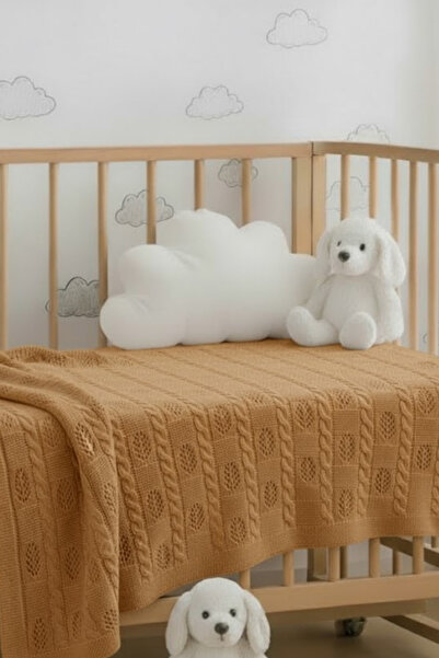Gubo Hair Braided Knitwear Baby Blanket