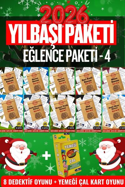 GameBulance New Year Special Entertainment Game Pack, Detective Game, Box Game, Card Game, New Year Special Pack-4