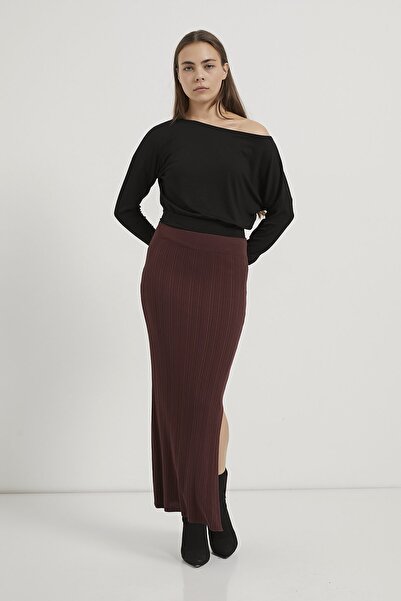 Arma Life Armalife 1506 low shoulder draped knit women's blouse