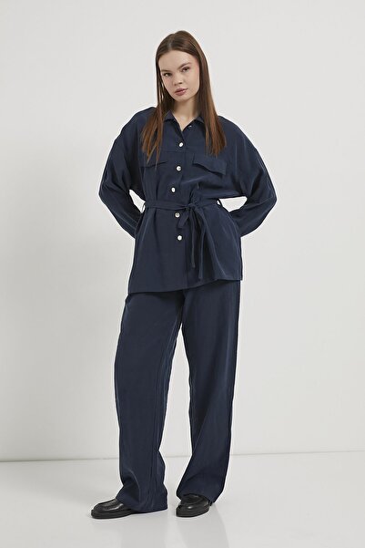 Arma Life Armalife 1406 premium belted waist women's shirt and pant set