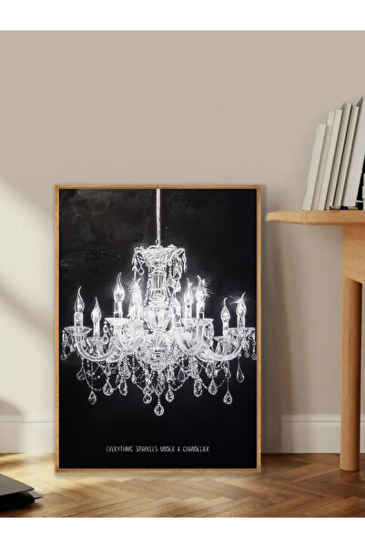 Tuba Decor Tablo dintr-o singură bucată cu rame din lemn pentru sufragerie, sufragerie, bucătărie